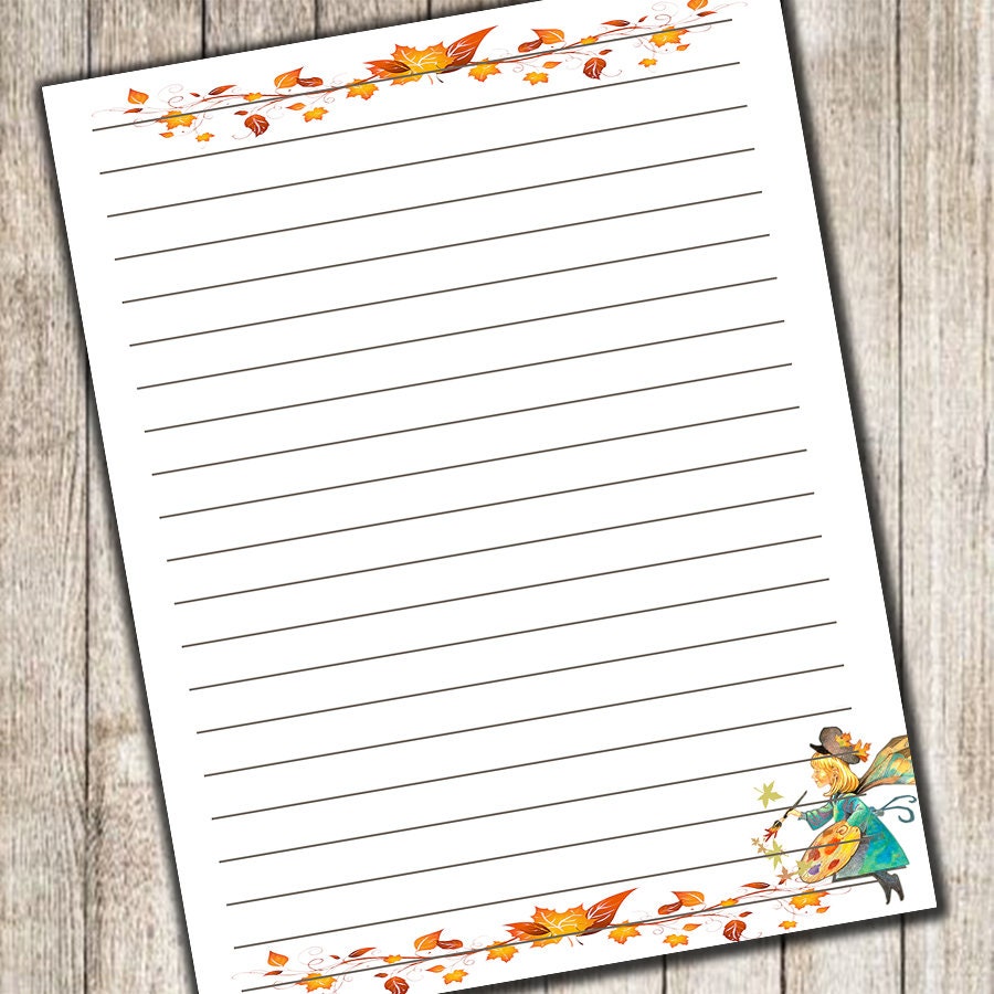 Lined Stationary Paper Printable Letter Paper Letter Writing - Etsy