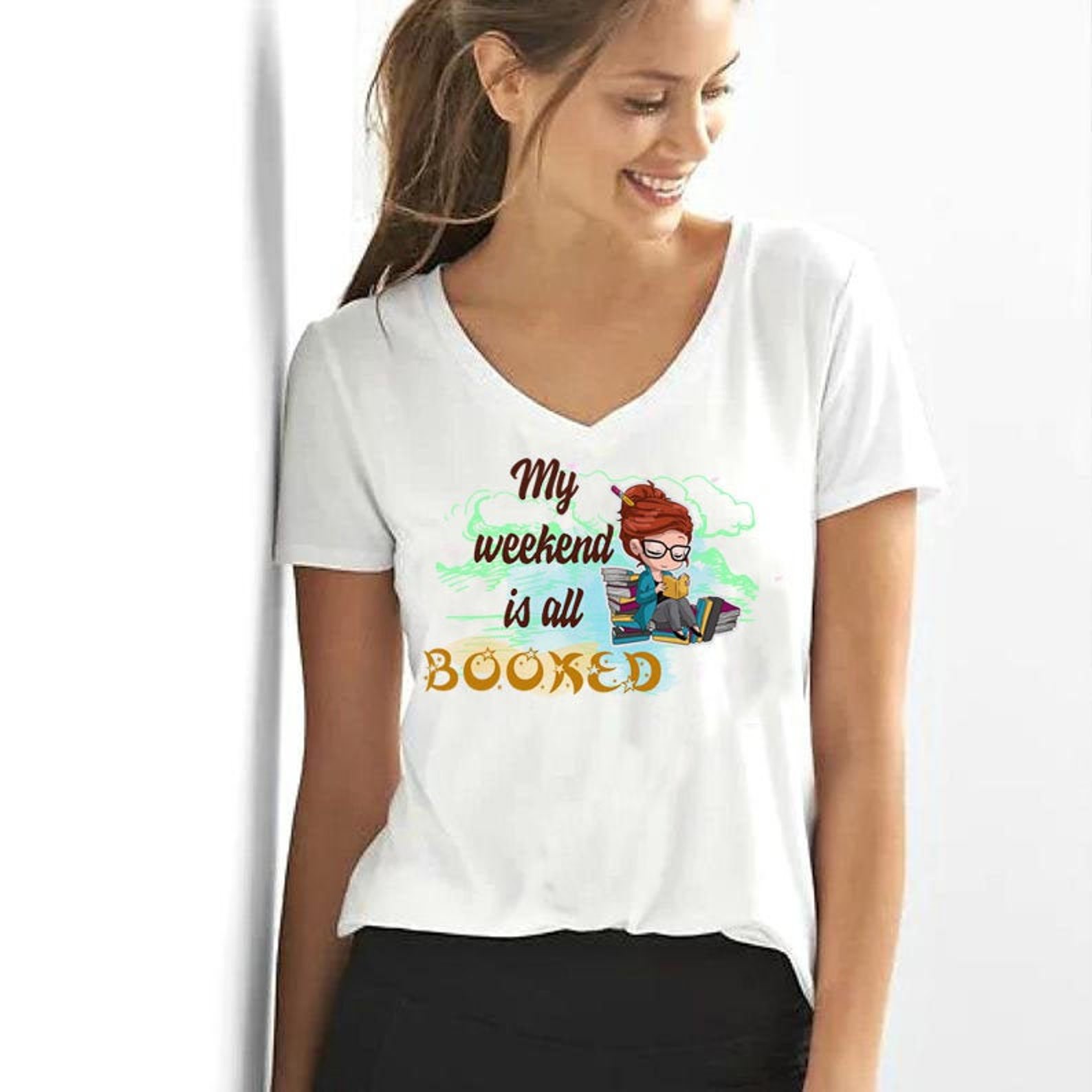 Download Books svg Books png sublimation design girl books shirt ...