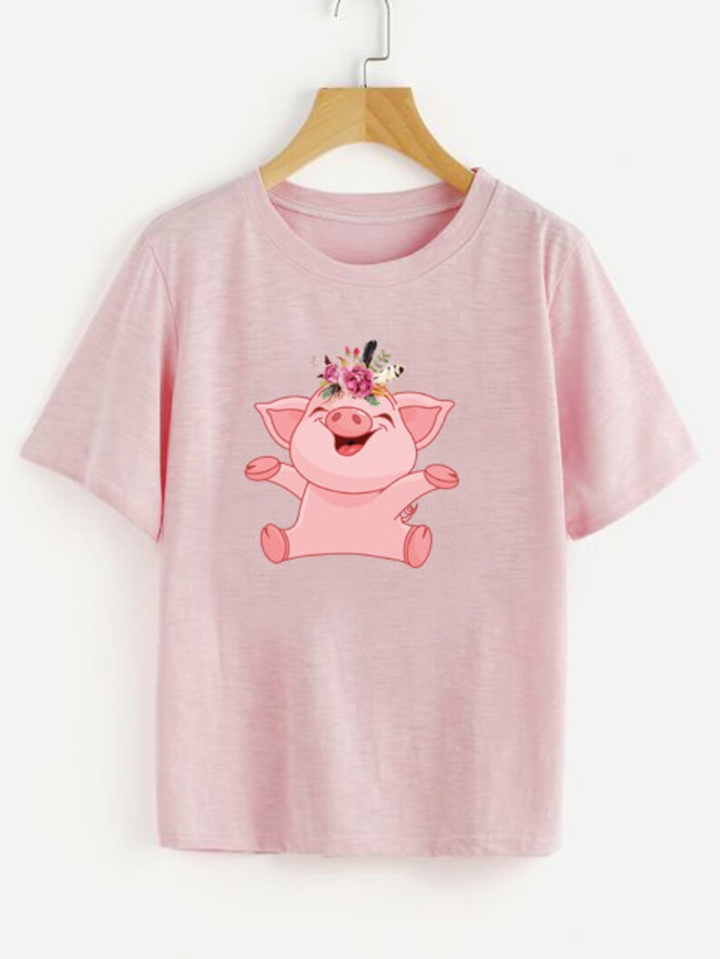 Download Sublimaеion Design Watercolor Pig PNG SVG Digital Download | Etsy