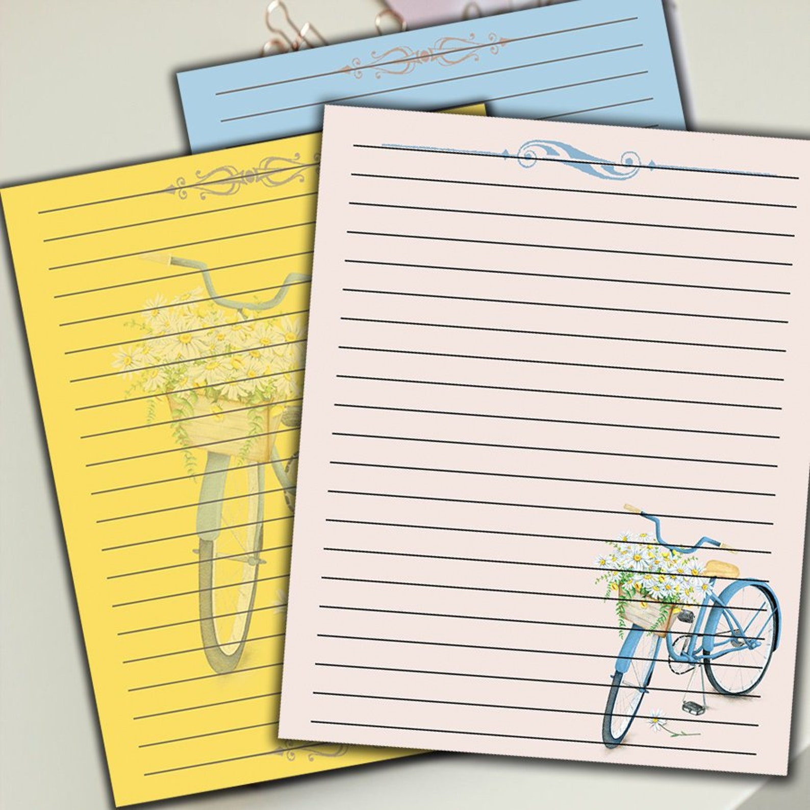 Lined Stationary Lined Stationery Set letter Paper Etsy