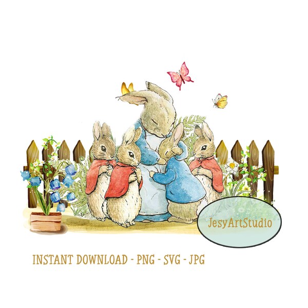 Peter Rabbit Png - Etsy
