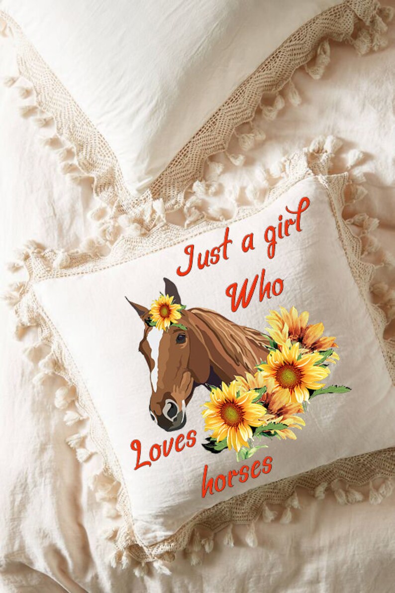 Horse svg horse png sublimation design sunflowers SVG Just ...