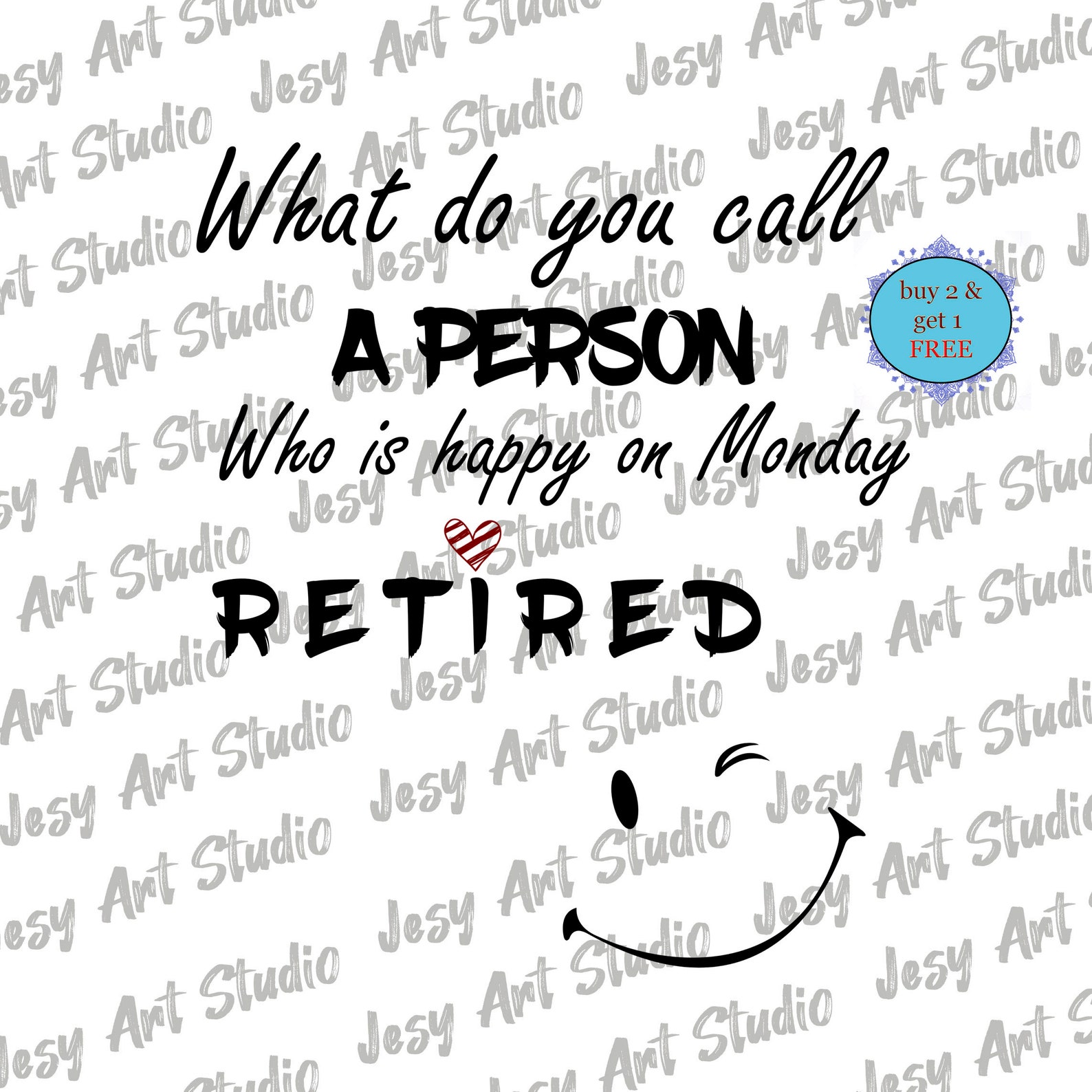 What Do You Call a Person Who is Happy on Monday PNG Digital Etsy