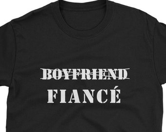 Boyfriend Fiance Shirt, Engagement Gift, Future Husband Tee
