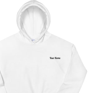 Personalized Embroidered Hoodie, embroidered name Hoodies, Personalized Hoodie, custom Hoodie embroidered  Unisex Hoodie