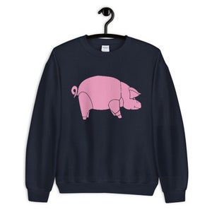 PIG FLOYD Sweatshirt, the 70s Sweatshirt, Pink Floyd vintage sweatshirt, retro sweatshirts, rock sweatshirts, pink pig Unisex Sweatshirt