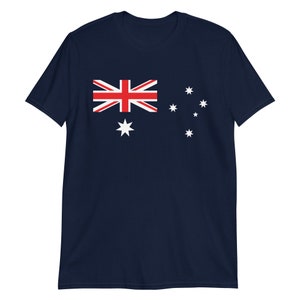 Australia Flag T-shirts - Australian Flag Adults Short-Sleeve Unisex T-Shirt