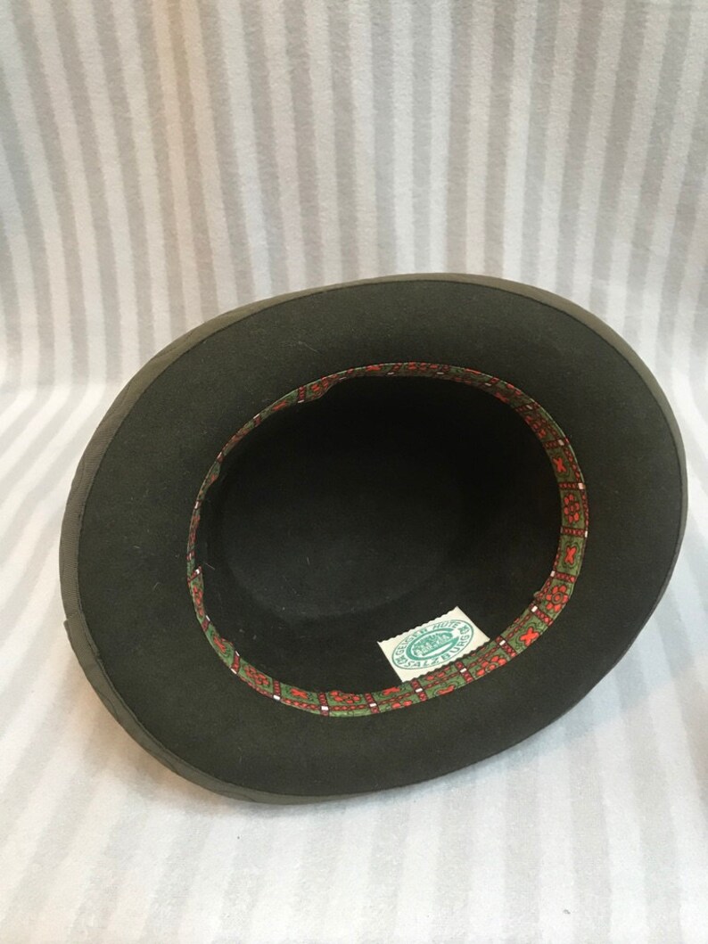 Fedora Felt Dirndl Men's Hat Austrian Bavarian Tyrolean Alpine Capo