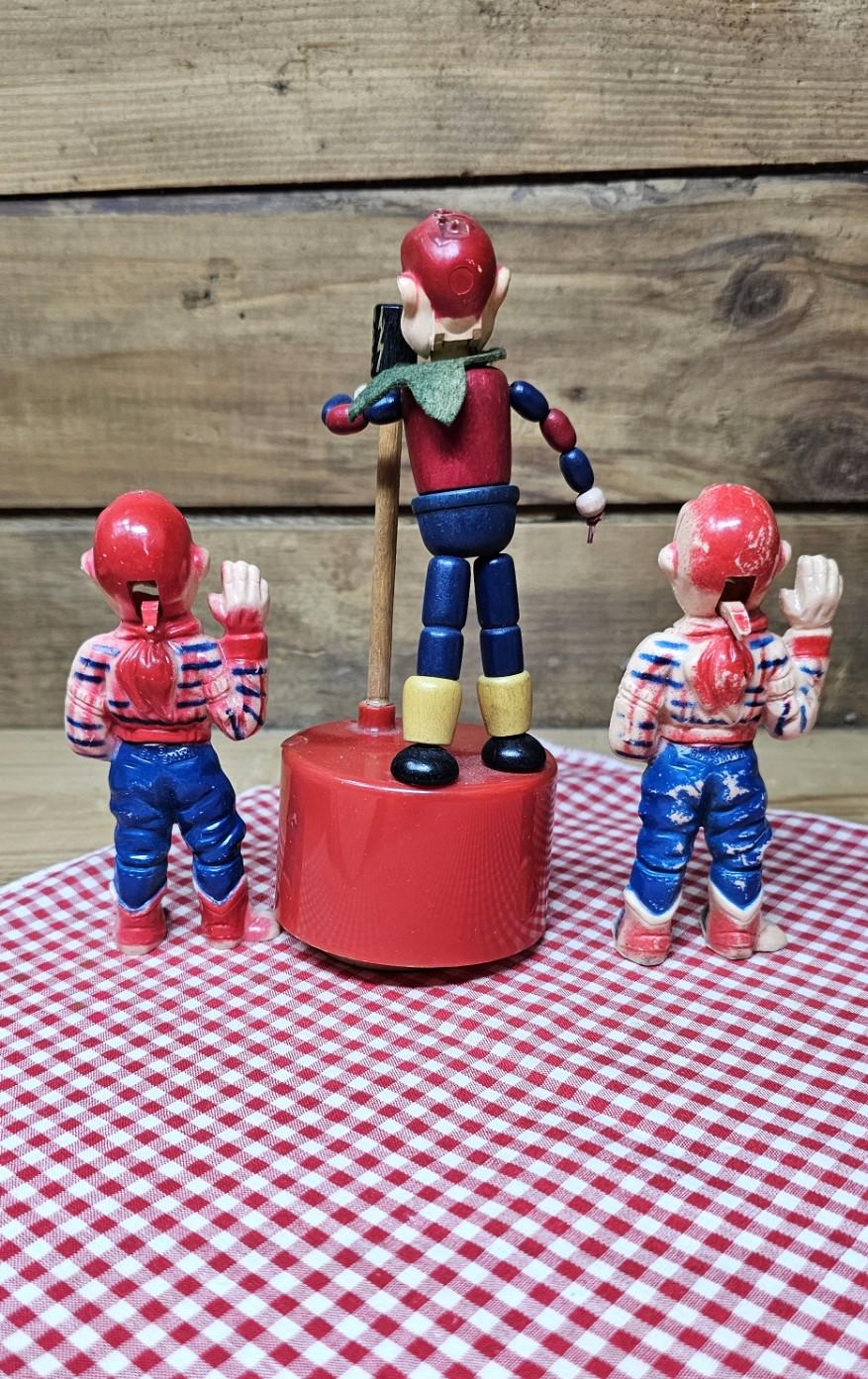 Vintage 1950's Howdy Doody Puppet Figurines Howdy Doody