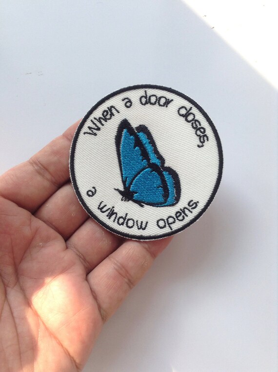 When A Door Closes A Window Opens Inspired By The Game Life Is Strange Iron On Patch