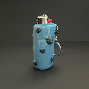 Custom Polymer Clay Lighter Case Keychain image 7