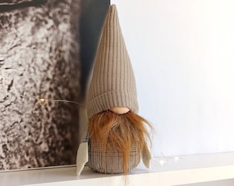 Modern Farmhouse Decoration, Nordic Traditional Decor, Scandinavian Home Gnome, Nisse, Tomte