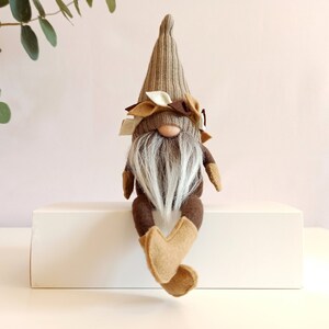 Autumn Brown Gnome Farmhouse Fall Gnome Shelf Sitter - Etsy