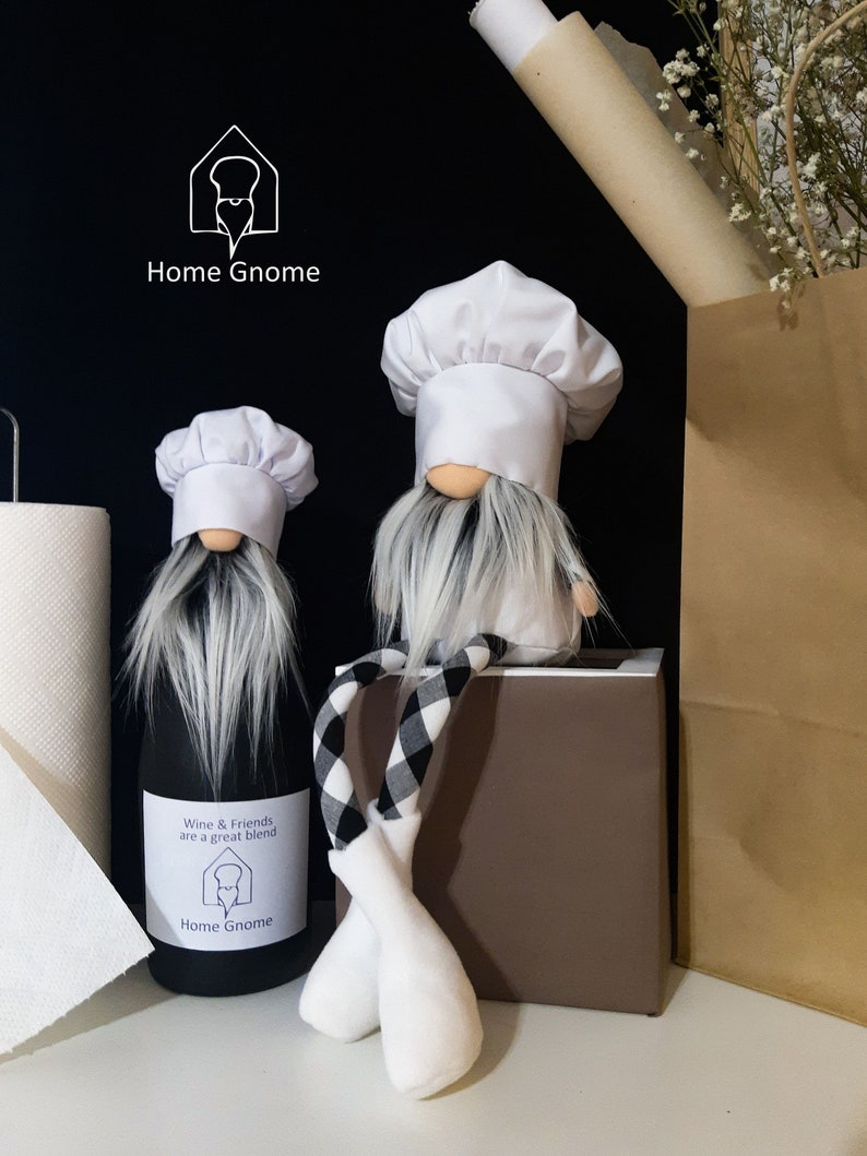 Kitchen Gnome Home Gnomes Modern Farmhouse Home Decor Chef Etsy