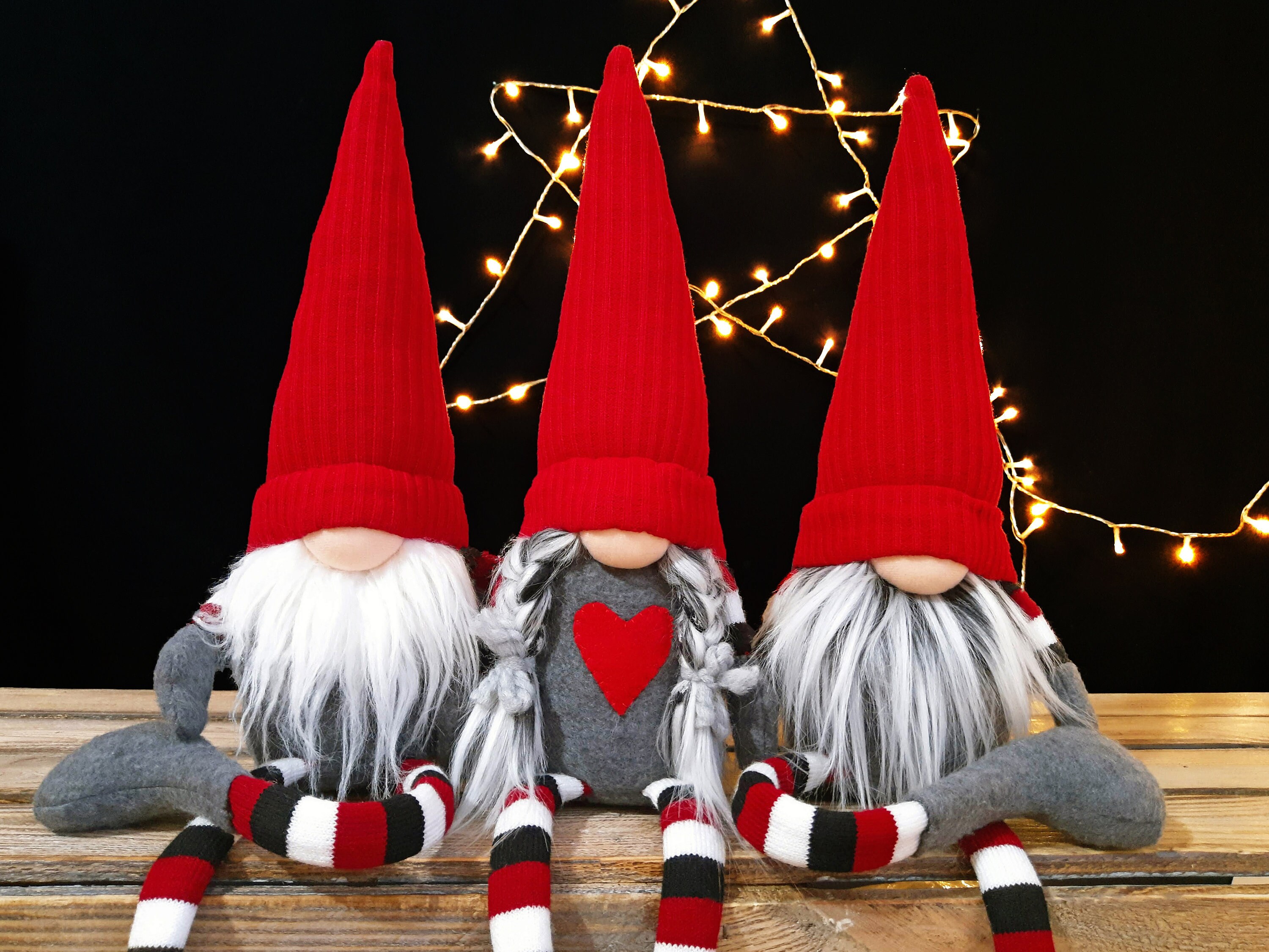Scandinavian Gnomes with legs. Holidays Decor & Gifts for Etsy