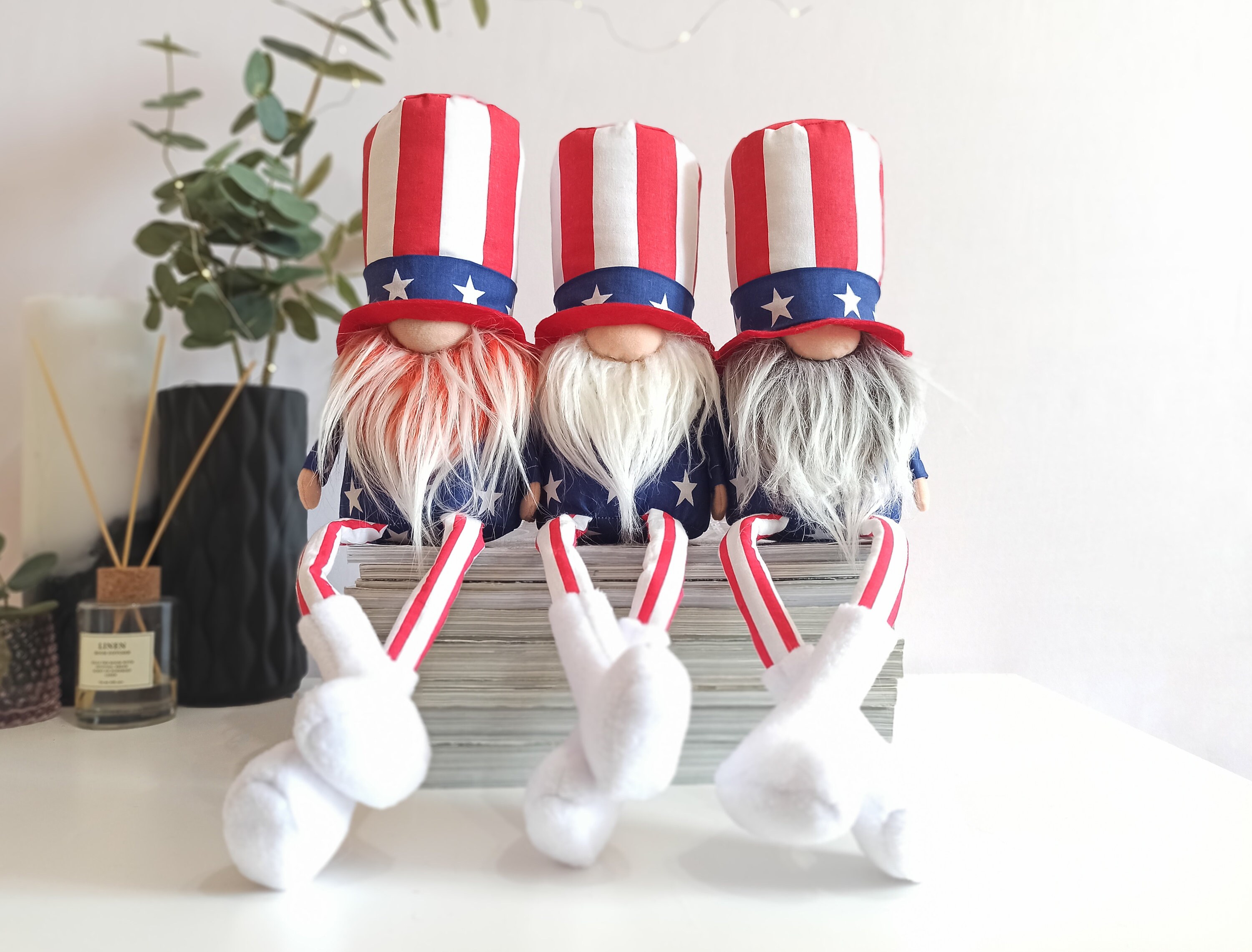 American Flag SignLabor Day GnomeUncle SamIndependence Day Etsy