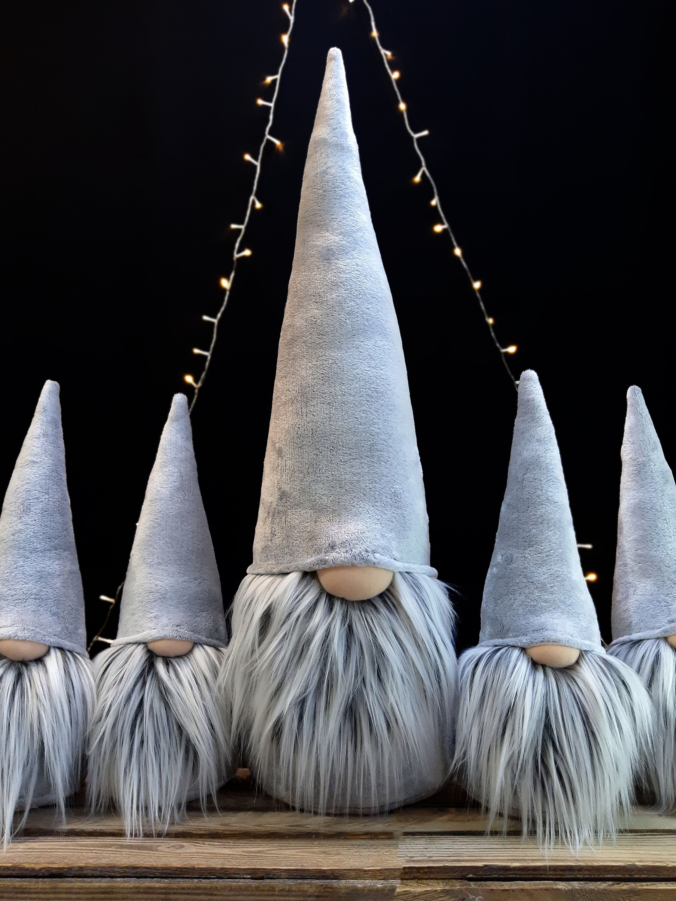 Christmas Gnome Christmas Decoration Fabric Gnomes Winter Etsy