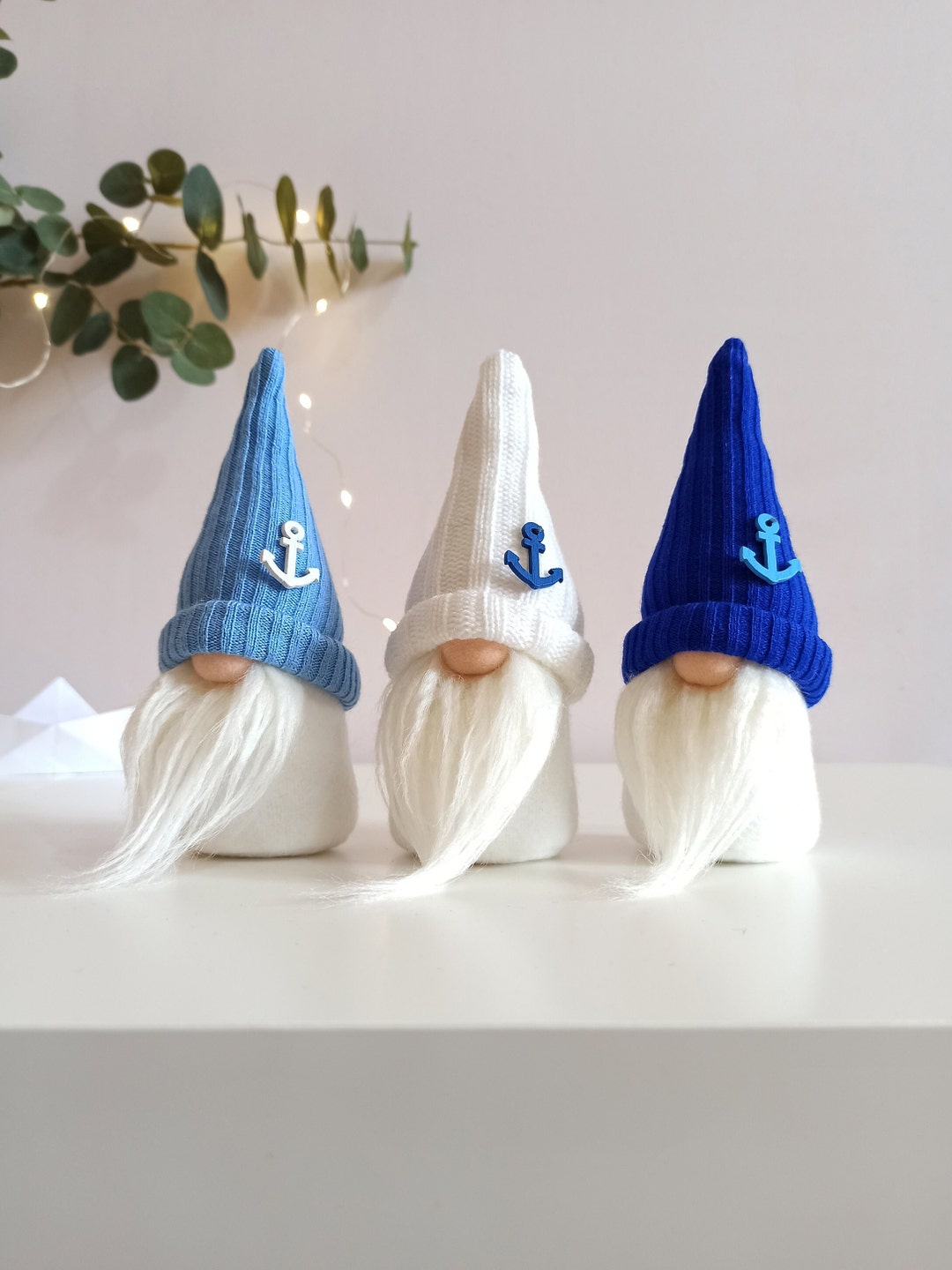 Handmade Nautical Gnome: Coastal Beach House Decor - Etsy