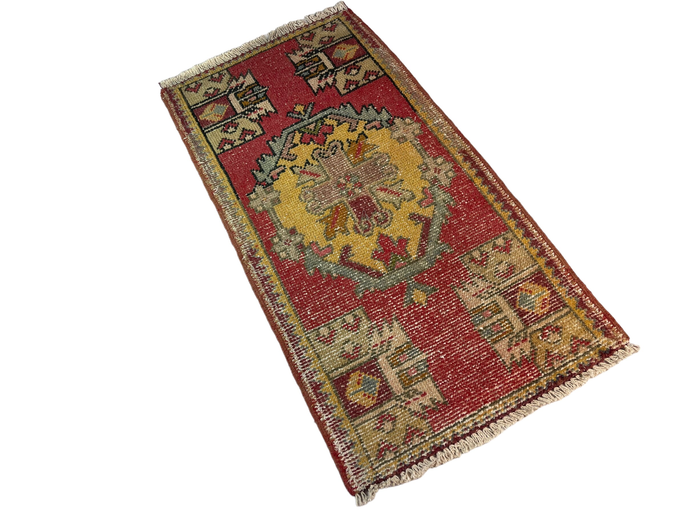 Ancien Tapis Kilim Turc En Laine Vintage (années 40/50) - Dimensions 157 X 102 Cm - Bon état Pour L'âge