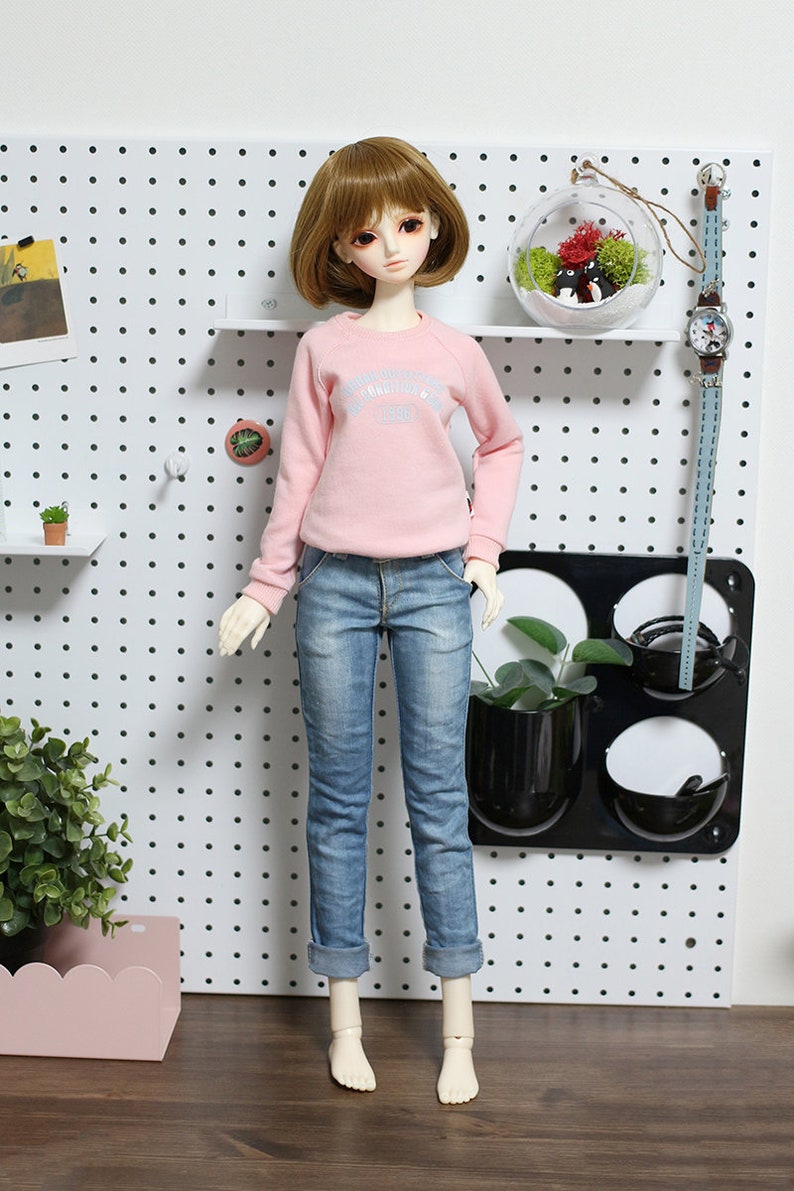BJD Sd13 Smart doll clothes Pink 1996 Sweatshirt Etsy