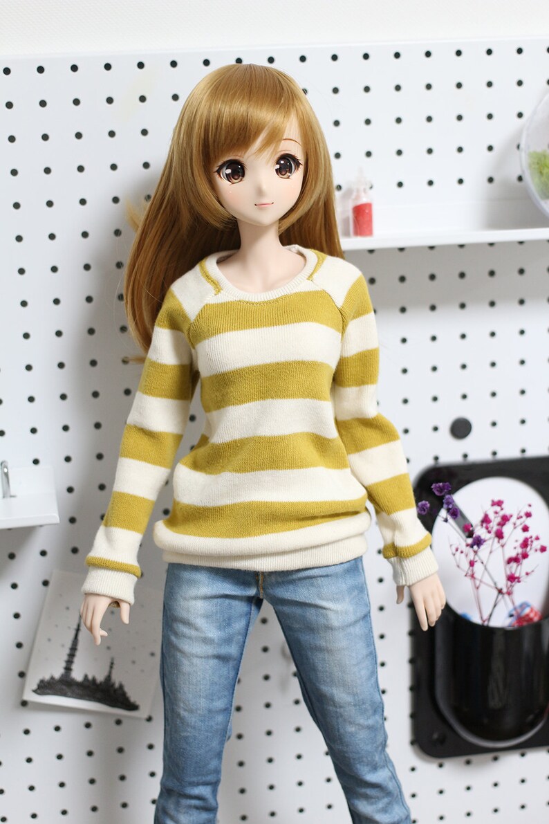 1/3 BJD Sd13 Smart doll clothes Wide Striped long sleeves Etsy