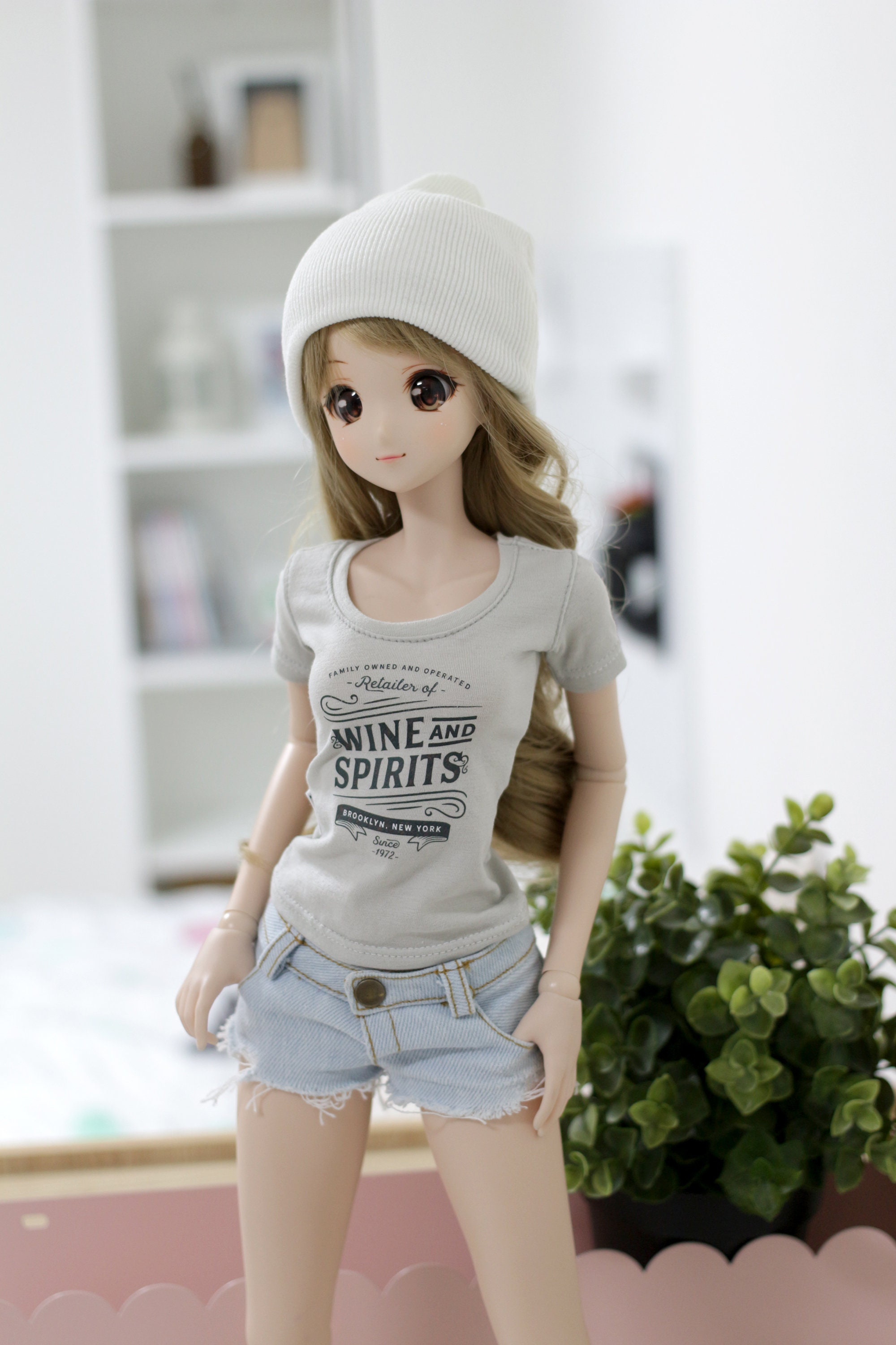 1/3 BJD Sd13 Smart doll clothes Light Warm Gray Short Etsy