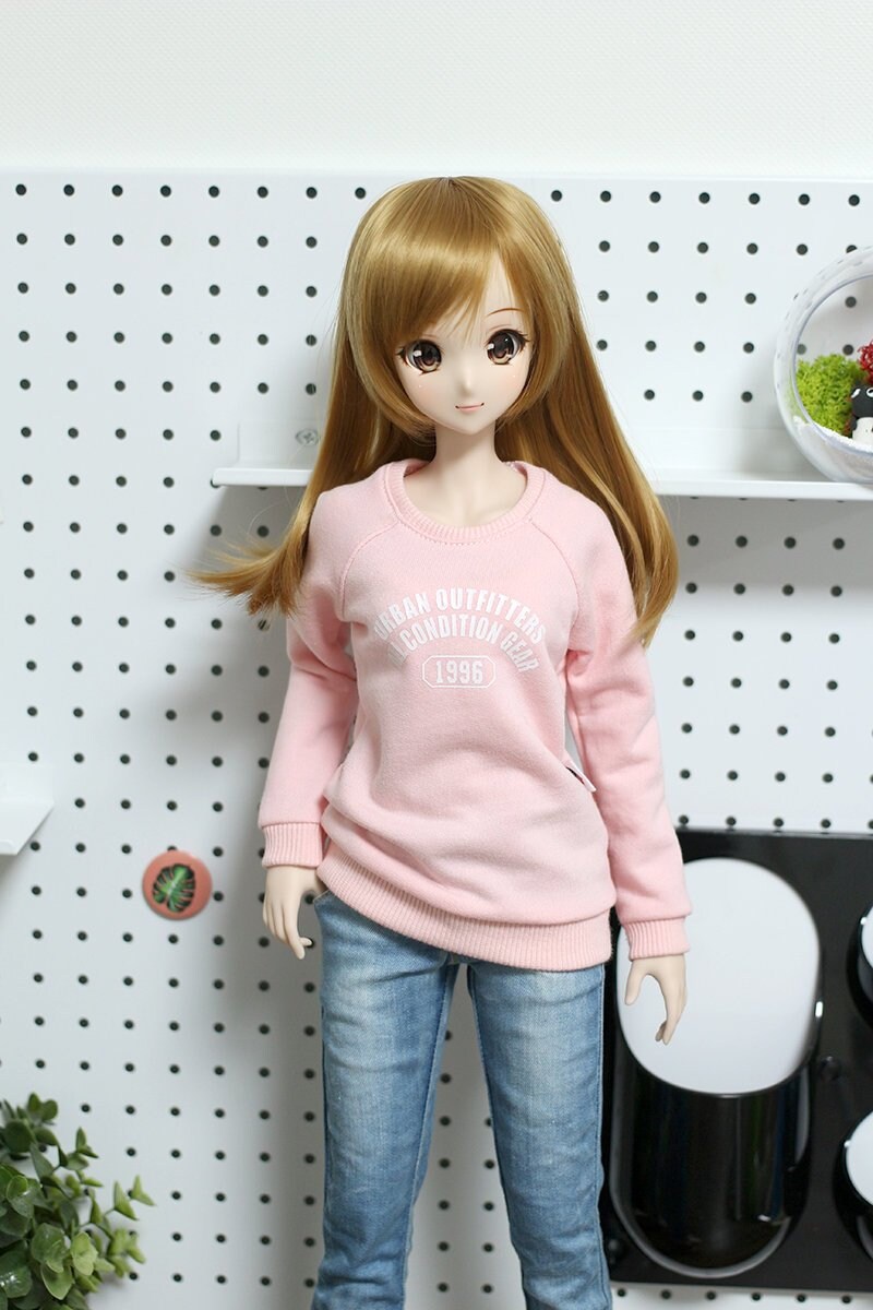 BJD Sd13 Smart doll clothes -  Pink 1996  Sweatshirt