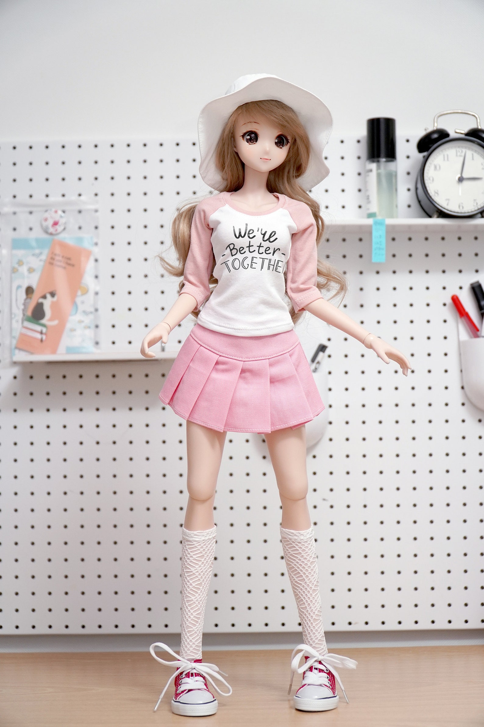BJD doll clothes SD Smart doll White Summet Hat Etsy