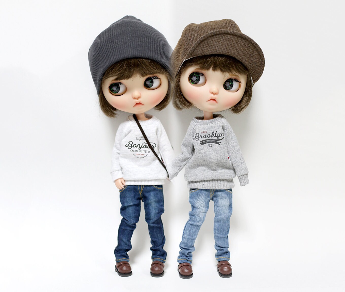 Blythe doll clothes - Washing  blue Jeans 2 color
