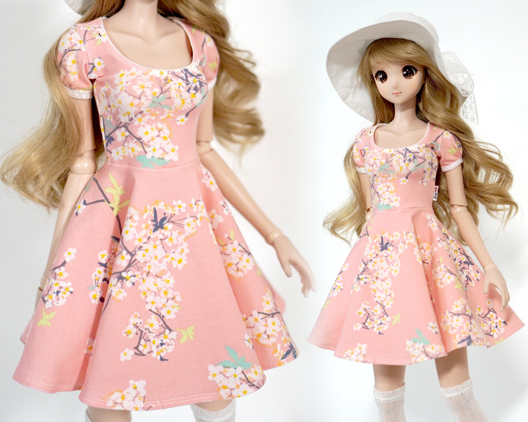 1/3 BJD Sd13 Smart doll clothes Puff Sleeves Dress Etsy