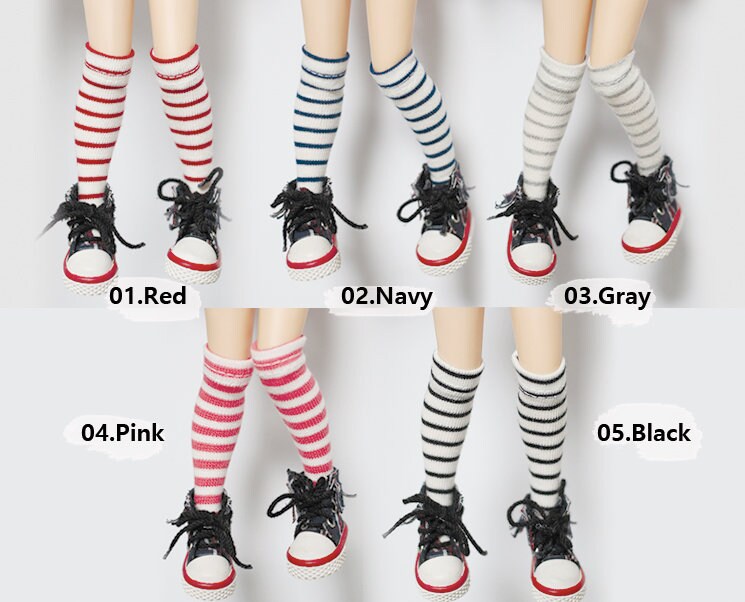 Blythe Striped Socks  5 color