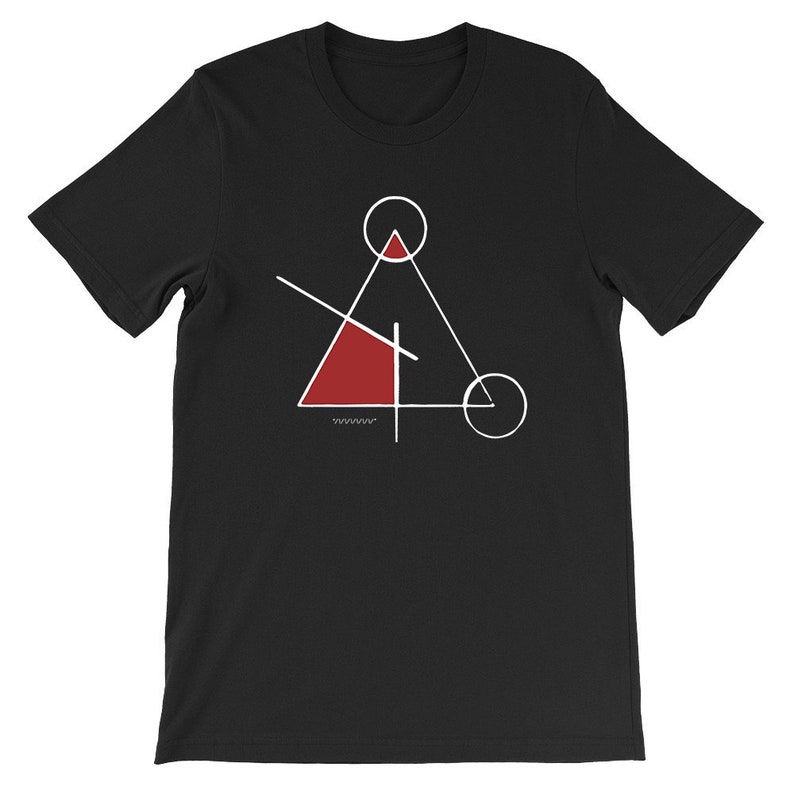 Triangle Vector Geometric Pattern, Abstract Minimalist Pyramid T-shirt ...