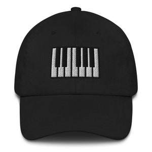 Piano Keyboard Dad Hat, Synth, Synthesizer, Music Gift