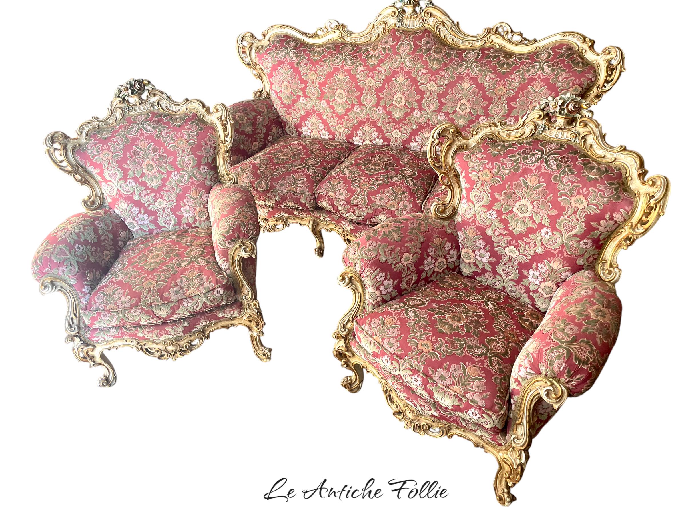 Poltrona barocca Italia