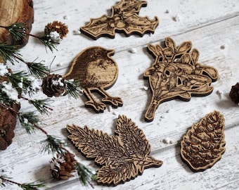 Christmas Winter Wooden Decor Collection / Shelf / Decor / Flatlay / Tree / Gift / Wood