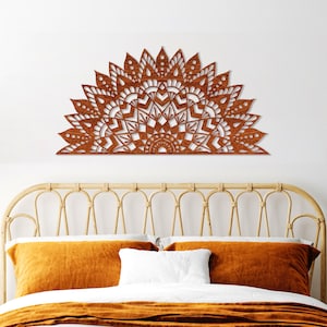 Mandala Wall Decor Wooden Art - Home -  Boho, Decoration, Wood, Nature, Living Room, Bedroom