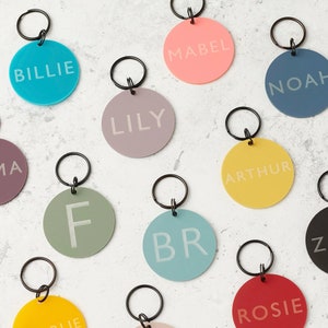 Étiquette de sac nominative personnalisée | Étiquette de sac à livres | Porte-clés | Enfants Enfants | Retour à l’école | Étiquette uniforme