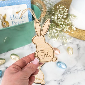Personalised Easter Bunny Tag image 1