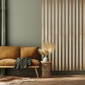 Wall Slats - 5cm Wide - 100cm Long - Room Divider - Home Decor - Interior Design