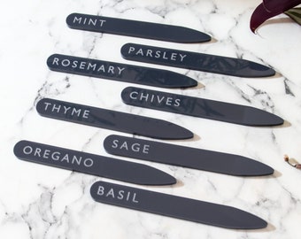 Plant Markers | Seed Markers | Herb Garden | Perspex