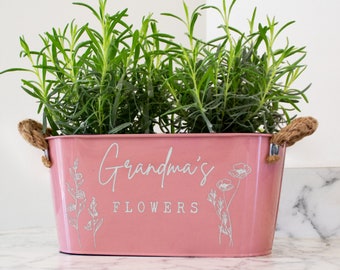 Personalised Planter - Home Design 2 | Grandma | Grandad | Gift Idea | Present | Dad | Mum