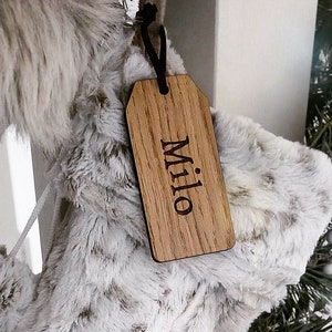 Wooden Personalised Gift Tags Christmas Presents / Wedding Present