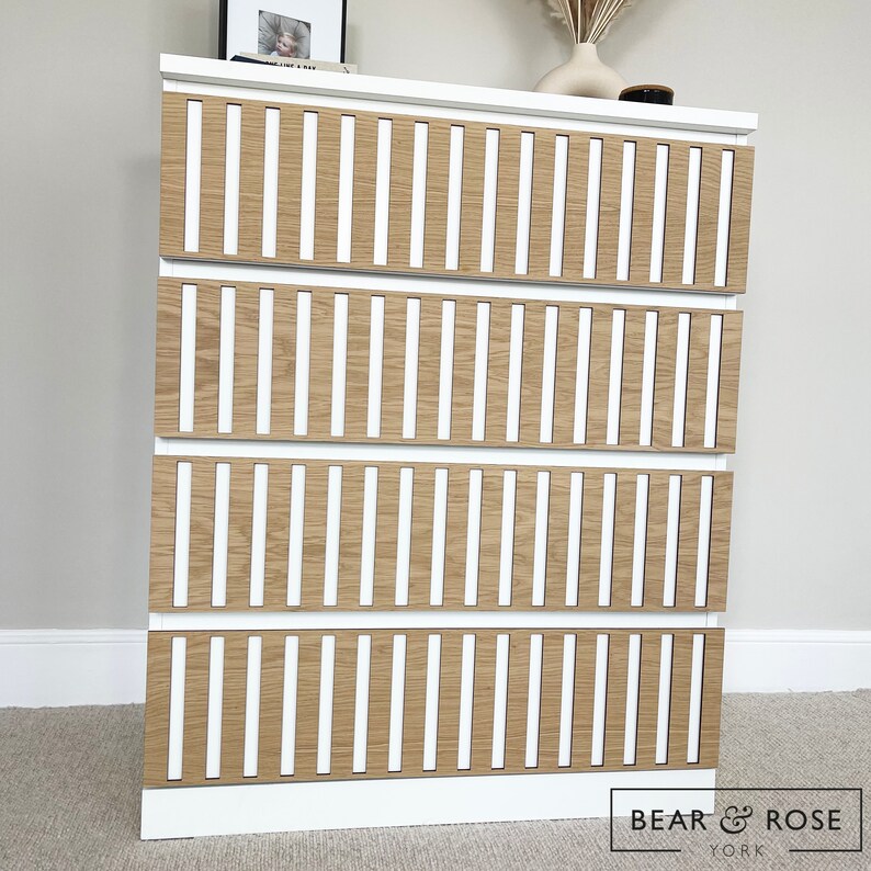 SLATS MALM Kit IKEA® Furniture Decor Overlay Panels Etsy UK