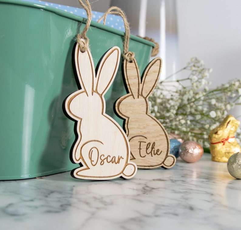 Personalised Easter Bunny Tag image 5