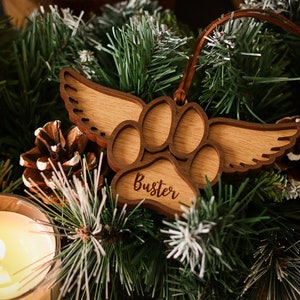 Christmas Personalised Dog Decoration Tree Decoration image 4