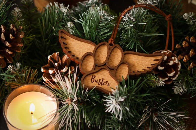 Christmas Personalised Dog Decoration Tree Decoration image 4