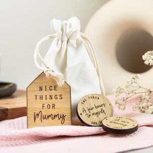 Fichas Personalizadas - Cosas bonitas para Mamá / Día de la Madre / Regalo / Mamá /