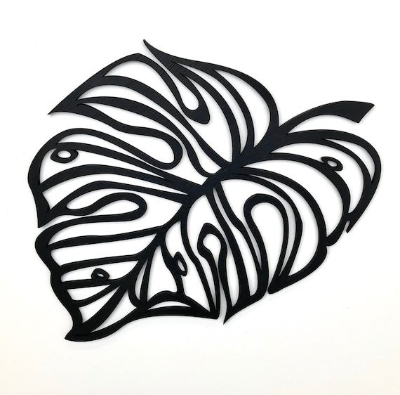 Monstera Blatt - Holz oder bemaltes Holz - Wand Kunst - Dekoration - Kche  - Botanischer Garten - Etsy.de