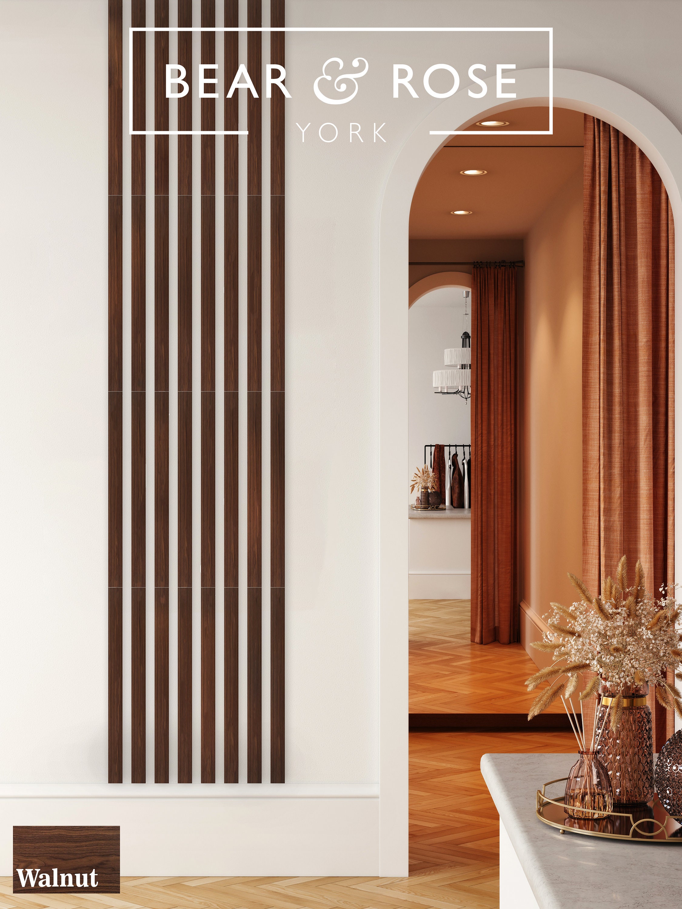 Listones de pared 5cm de ancho 60cm de largo División de | Etsy