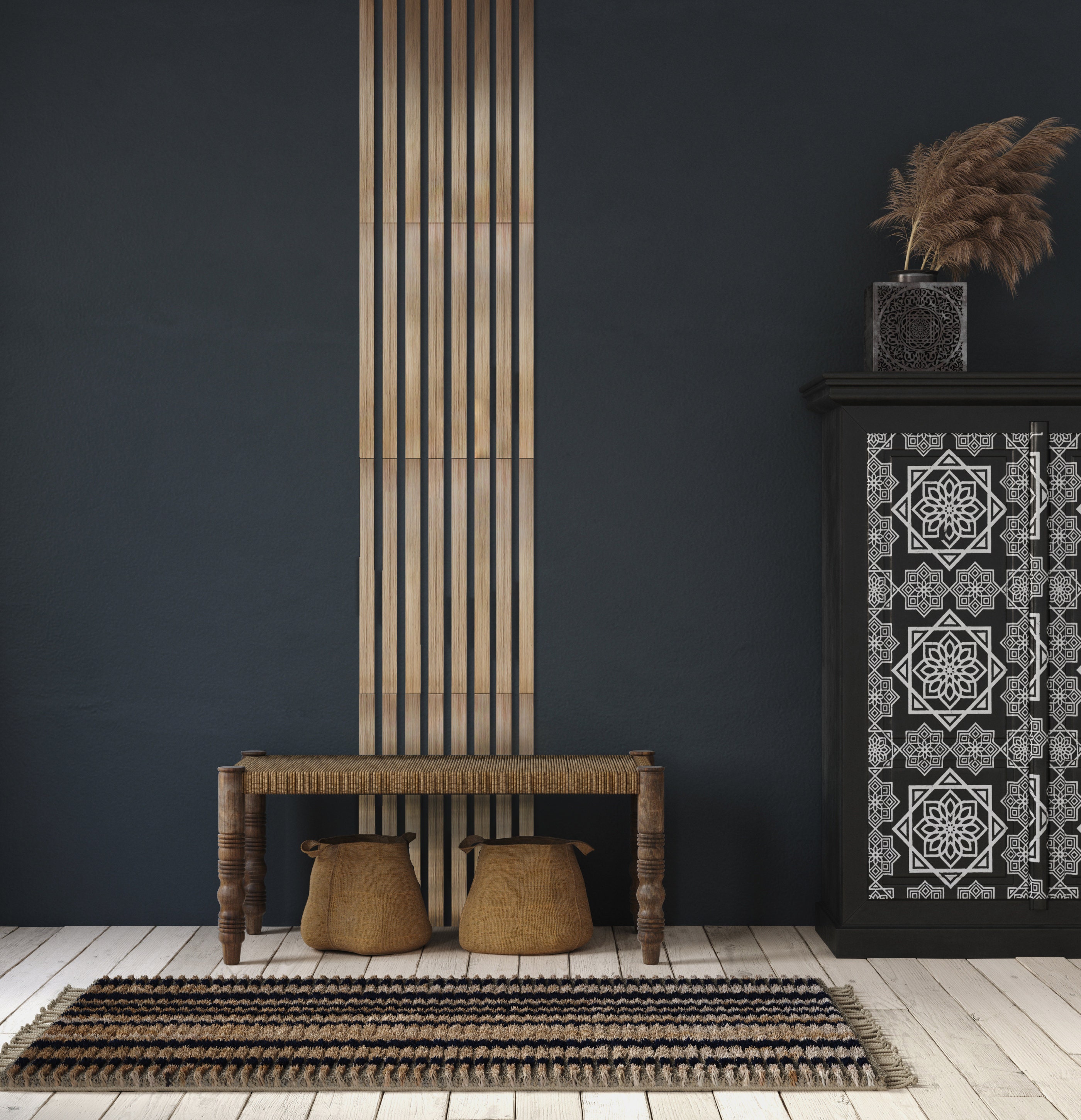 Listones de pared 5 cm de ancho 100 cm de largo Divisor | Etsy